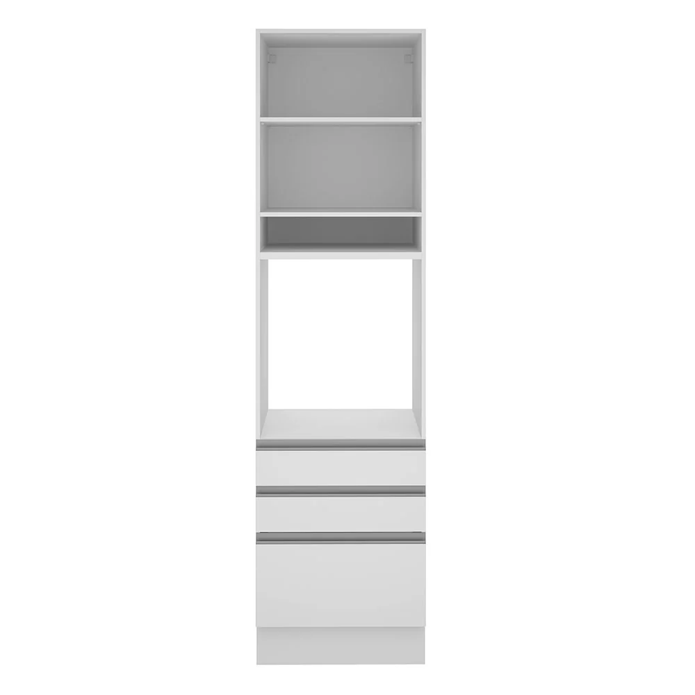 Torre Quente Madesa Glamy 60 x 60 cm 1 Porta 3 Gavetas Branco - Image 10