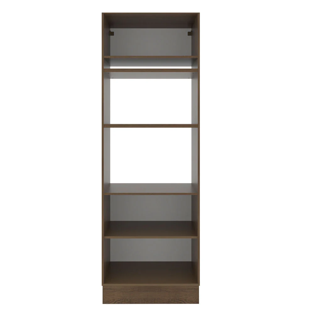 Torre Quente Madesa Glamy 70 cm 3 Portas Rustic/Branco - Image 11