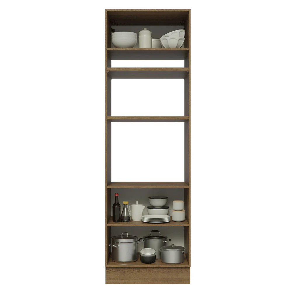 Torre Quente 70 x 60 cm 3 Portas Rustic/Preto Lux Madesa - Image 4