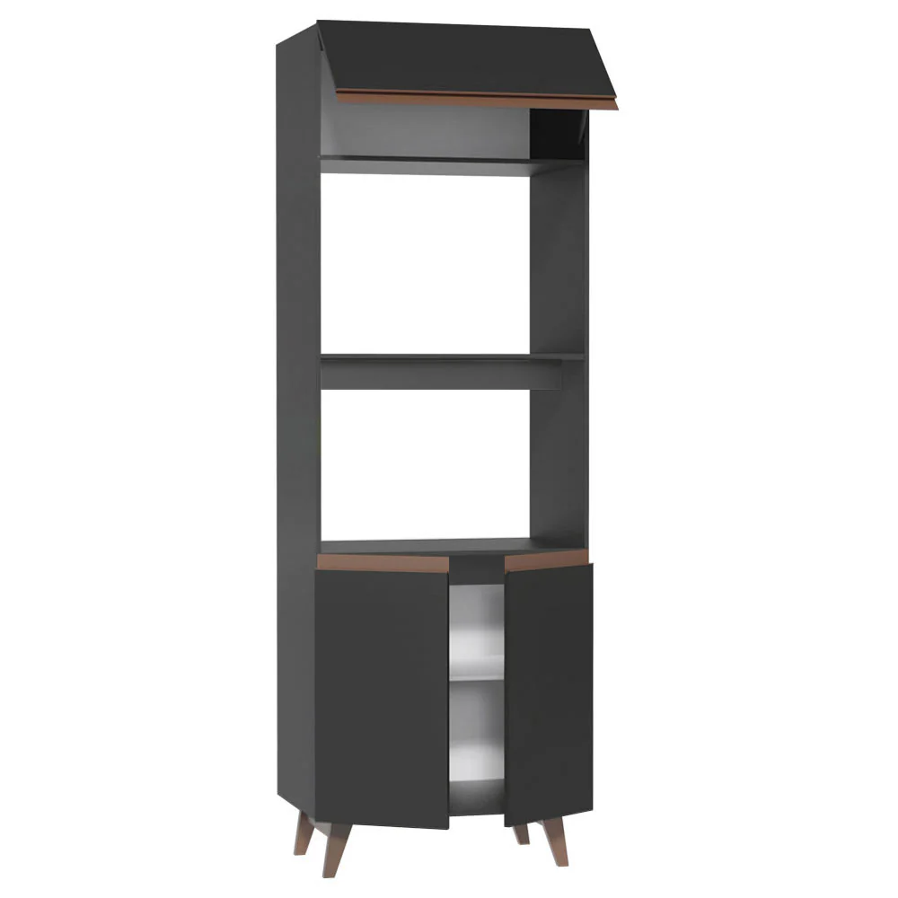 Torre Quente Madesa Reims 70 cm 3 Portas Preto - Image 3