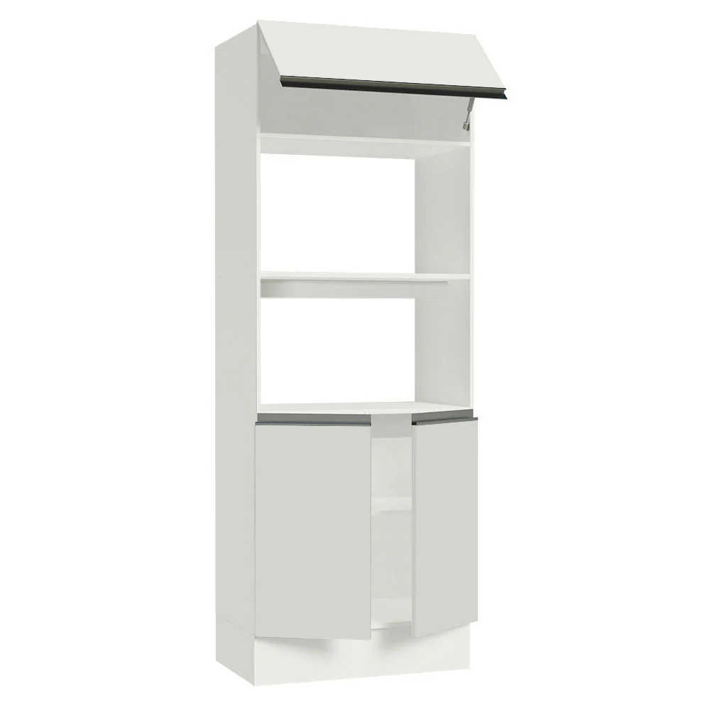 Torre Quente Para 2 Fornos 100% MDF Branco Smart Madesa - Image 4