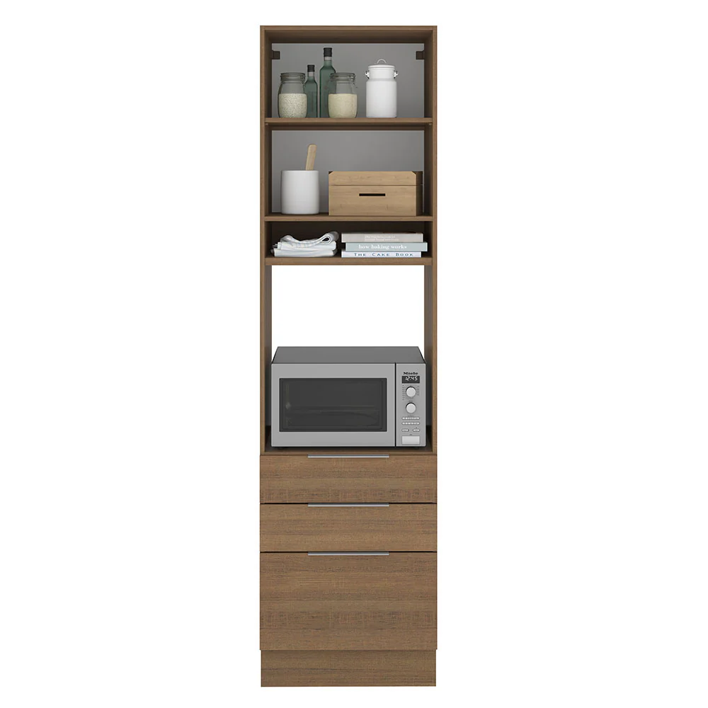 Torre Quente Madesa Stella 60 x 60 cm 1 Porta 3 Gavetas Rustic - Image 3