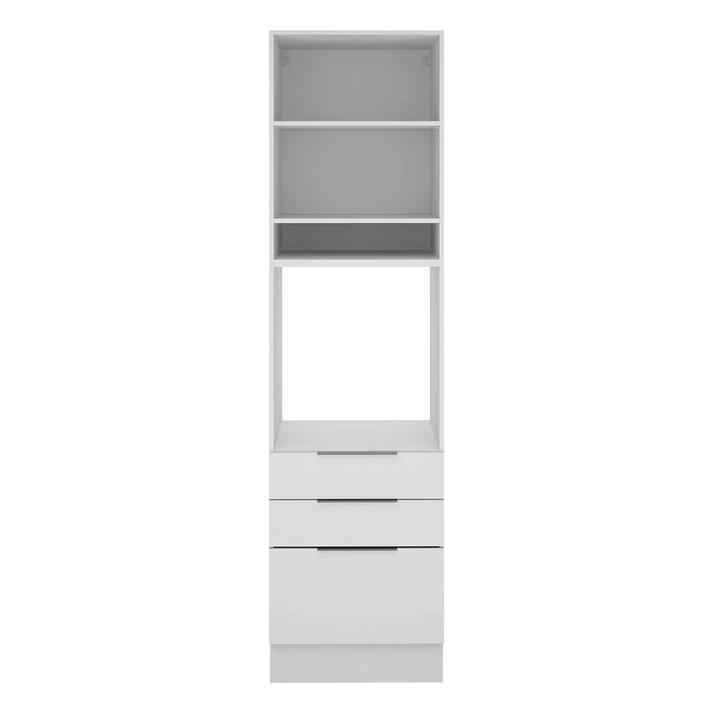 Torre Quente Madesa Stella 60 cm 1 Porta 3 Gavetas Branco - Image 11