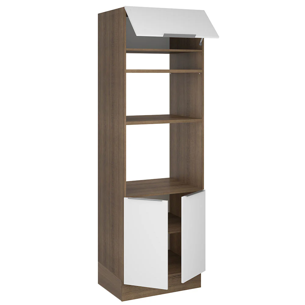 Torre Quente Madesa Stella 70 x 60 cm 3 Portas Rustic/Branco - Image 4