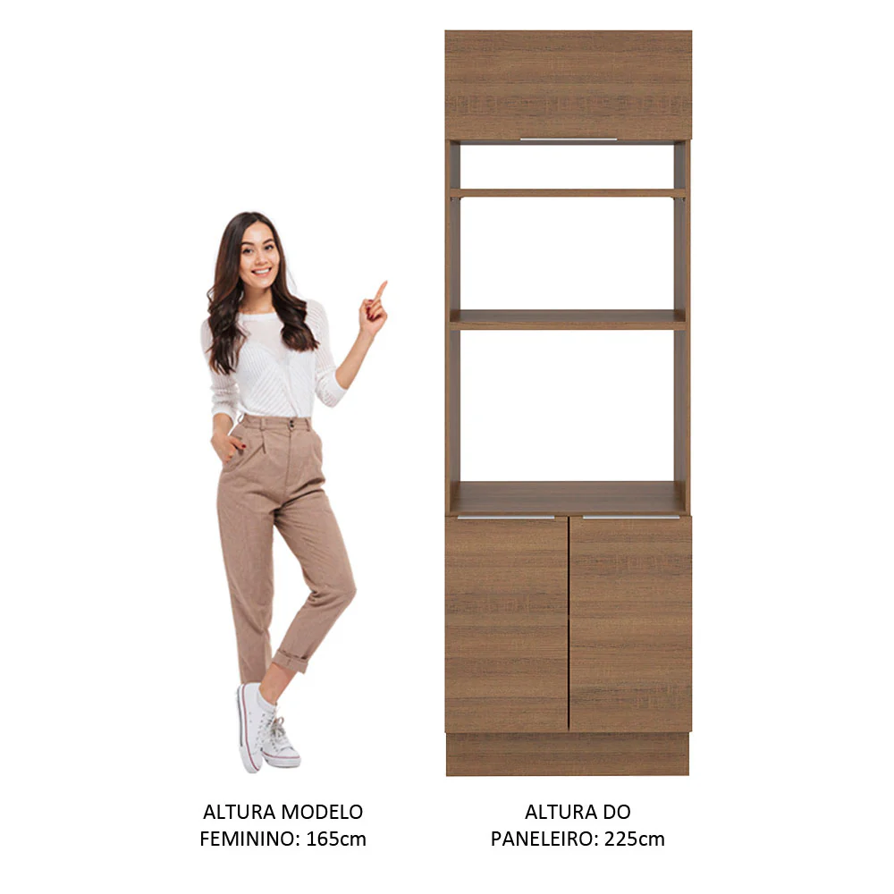 Torre Quente Madesa Stella 70 cm 3 Portas Rustic - Image 5