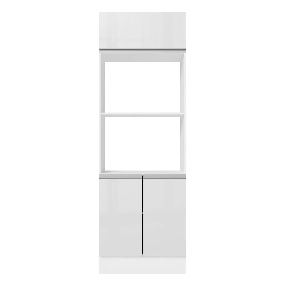 Torre Quente Para 2 Fornos Madesa Acordes 100% MDF Branco Brilho - Image 6