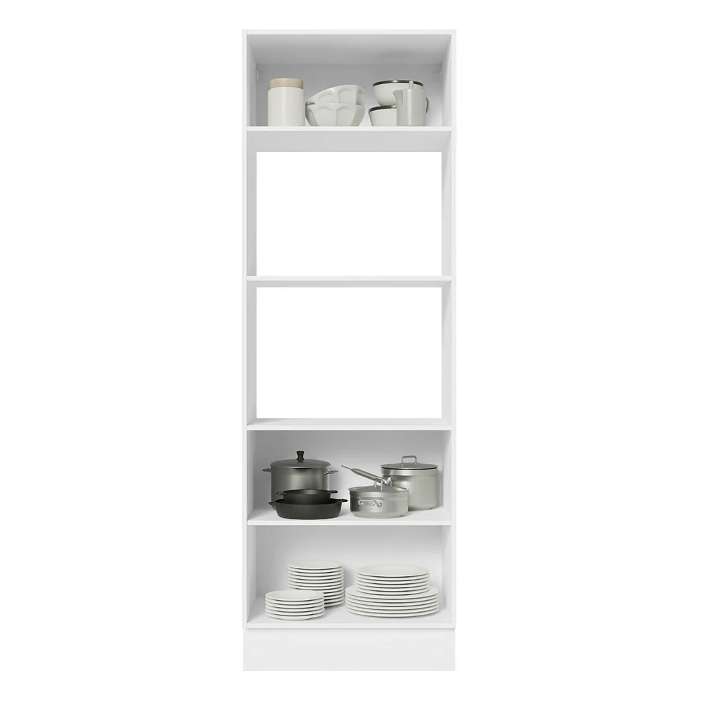 Torre Quente Para 2 Fornos Madesa Acordes 100% MDF Branco/Rustic - Image 4